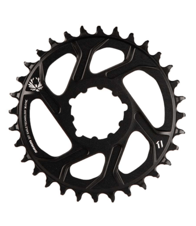 SRAM SRAM, X-Sync 2, 3mm offset, 30T, 12sp. Direct Mount, Single Chainring, Aluminum, Black