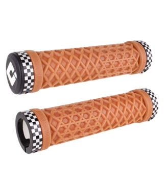 ODI, Vans Lock-On, Grips, 130mm, Gum Rubber/Black Checkerboard, Pair