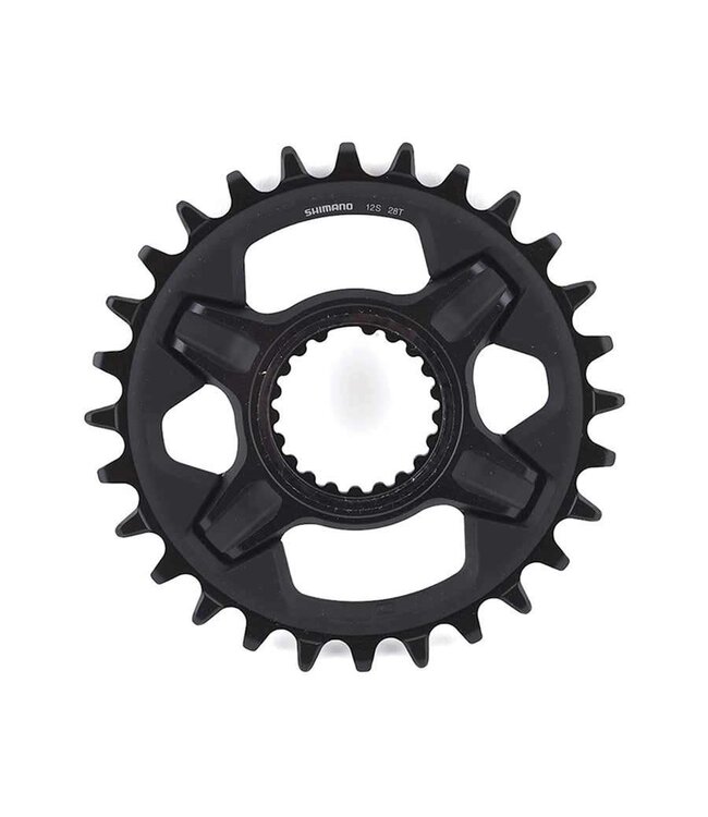 Shimano Shimano, XT SM-CRM85, Chainring, Teeth: 30, Speed: 12, BCD: Direct Mount, Aluminum/Composite/Steel, Black