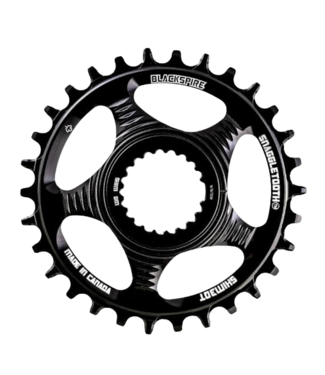 Blackspire, Snaggletooth N/W Chainring, Shimano Direct Mount 12sp 28T Black