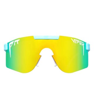 Pit Viper The Originals Glasses - Double Wide - The Miami Nights / Mirror  Smoke to Clear Fade