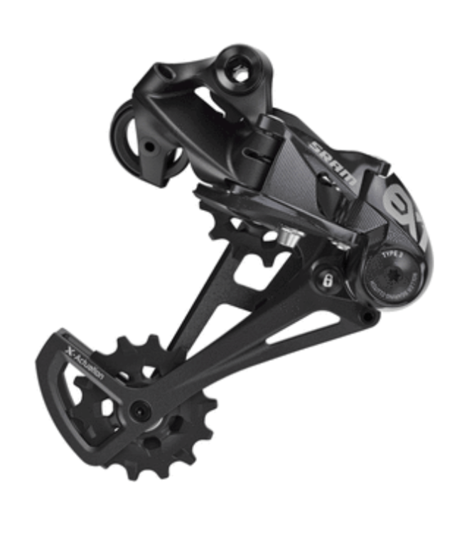 SRAM, EX1, Rear Derailleur, 8 speed, Black