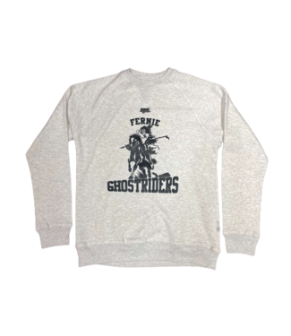 Ghostriders, Crew Sweatshirt, Light Gray