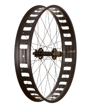 Wheel Shop, Evo JP95 Black/ Novatec D202SB Wheel, Rear 26'' / 559, Holes: 32, 12mm TA, 197mm, Disc IS 6-bolt, Shimano HG