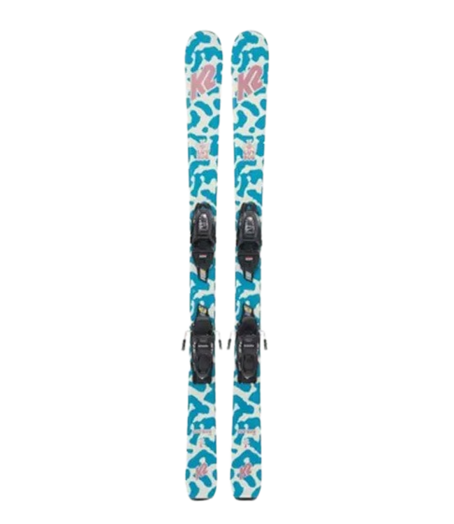 K2スキー【美品・キッズスキー88cm】K2 LUVBUG + FDT 4.5 - スキー