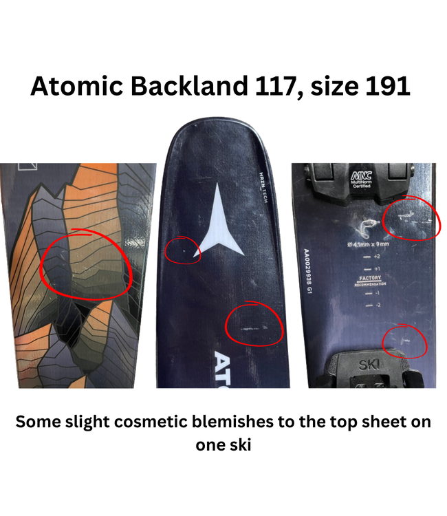 Atomic, Backland 117 w/Shift 13 (Incl. Skin)
