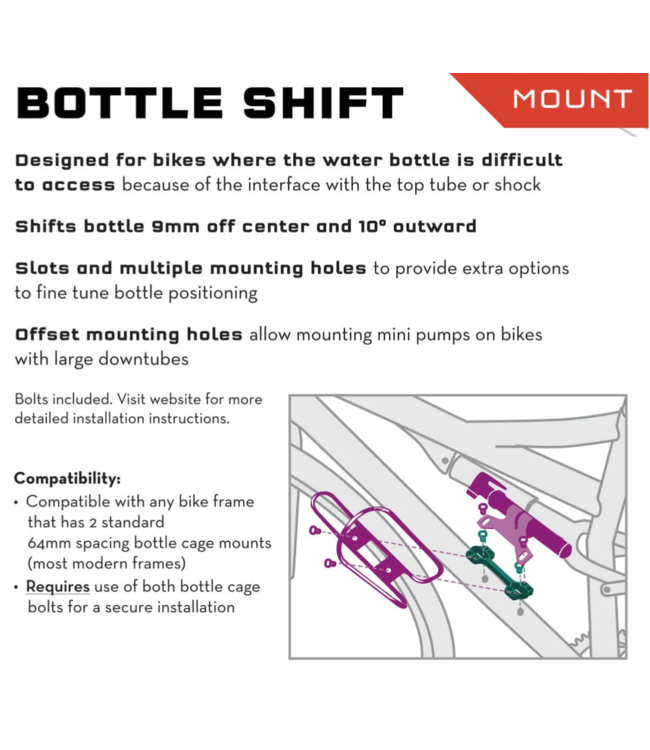 Wolf Tooth components, B-Rad Bottle Shift