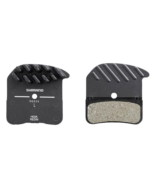 Shimano Shimano, H03A, Disc Brake Pads, Shape: Shimano D-Type/H-Type, Resin, Pair