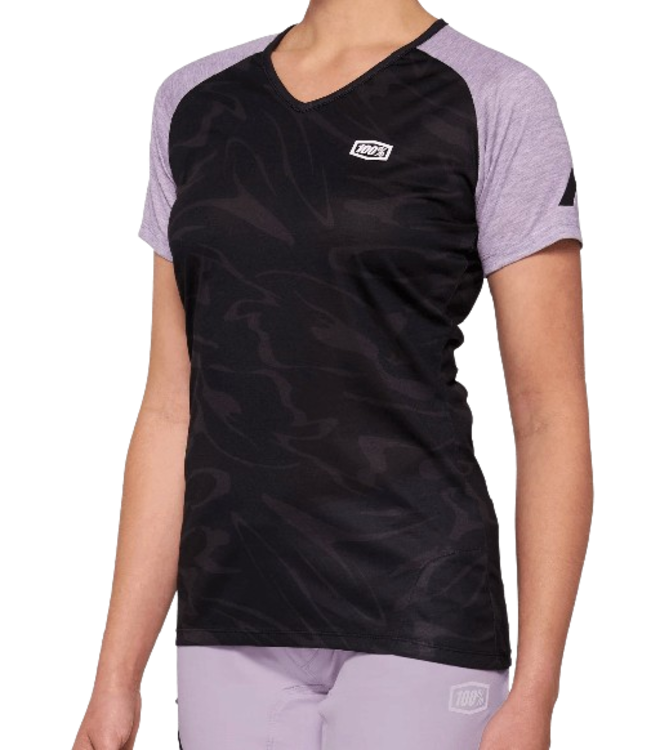 100%, Airmatic SS Jersey Ws Black/Lavender M