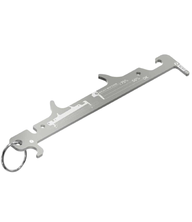 Lezyne, Chain Gauge, Chain Tool, Compatibility: 5-12 sp.