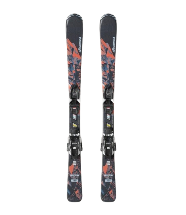 Nordica, Team AM (100-140) 2025 w/ Marker Jr 4.5 FDT binding