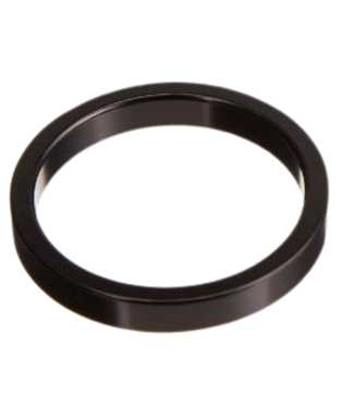 Wheels Manufacturing, Headset Spacer, 1-1/8'', Height: 5mm, Aluminum, Black