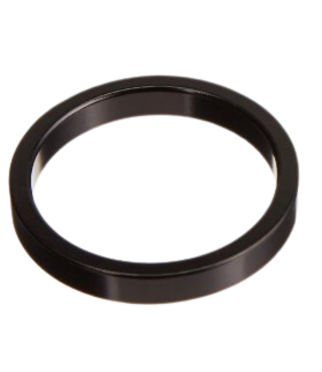 Wheels Manufacturing, Headset Spacer, 1-1/8'', Height: 5mm, Aluminum, Black