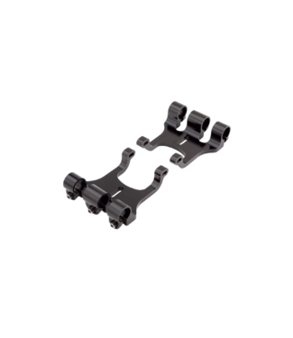 Benno Bikes Benno, Carry On/Boost Rail Clamp Set (Works with Rack 1 & 3), Black