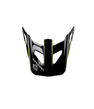 100% 100%, Status Helmet Visor Replacement, D-Day Yellow