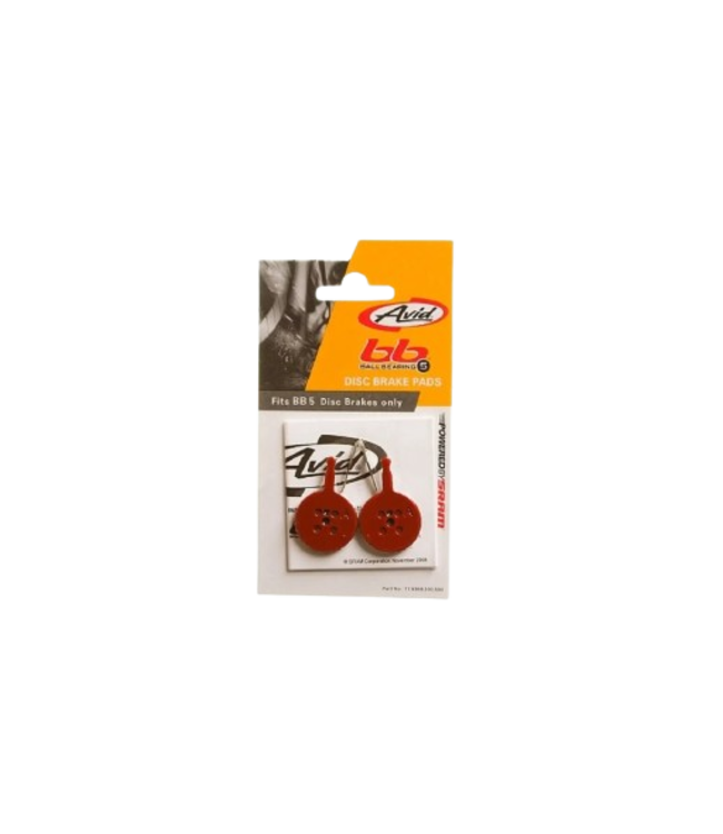 Avid, BB5, Disc brake pads, Organic (Quiet), pair