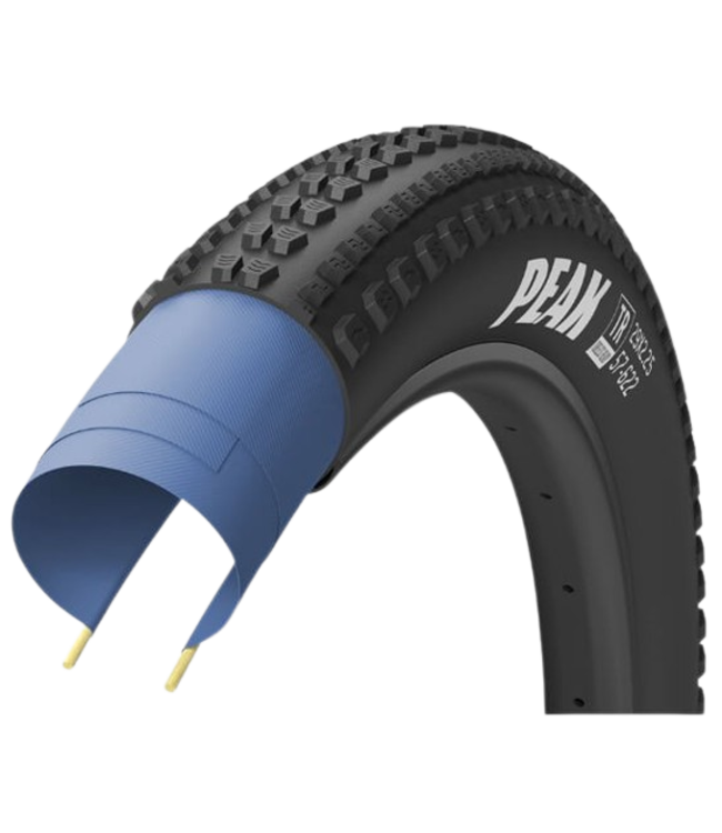 Goodyear, Peak, Tire, 27.5"x2.25, Folding, Tubeless Ready, Dynamic:A/T, Ultimate, 120TPI, Black