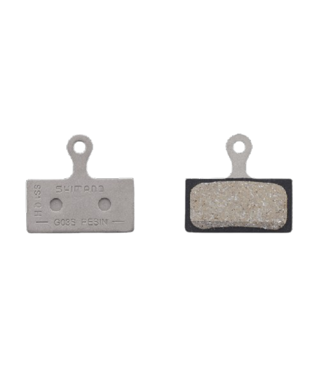 Shimano, G05S-RX Resin Pad w/o Fin w/Spring and Split Pin Pair