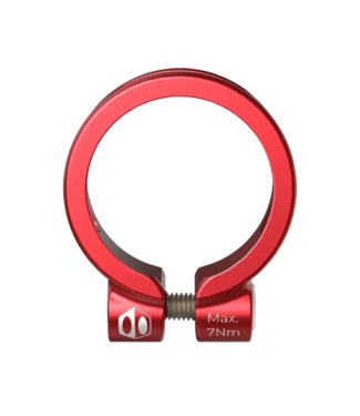 Box One, Fixed Seat Post Clamp Kit, 34.9, Red