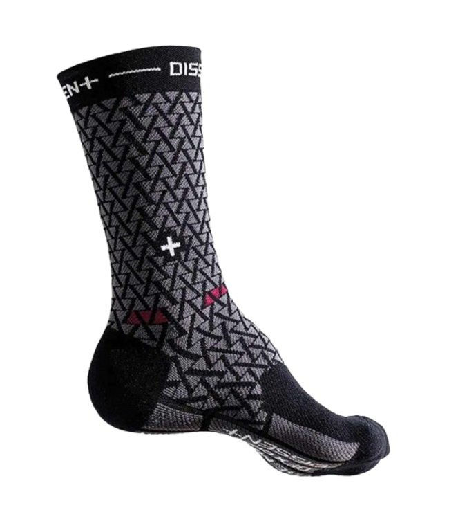 Dissent, Genuflex Crew Protect 8" SEMENUK, Compression Socks, Black,