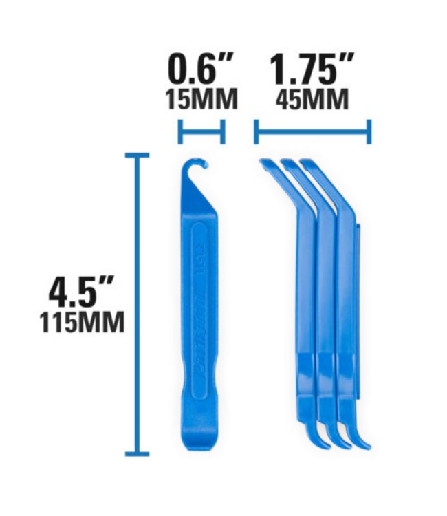 Park Tool, TL-1.2, Tire levers - Set of 3