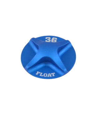 RaceFace Fox, Spring Hardware: 2014 36 FLOAT Air Topcap Assemblies, A1, Blue Ano