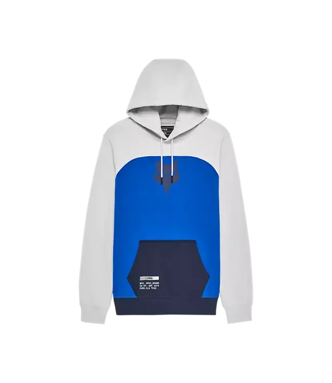 Fox Head Fox, Fracture Paneled Fleece Pullover Steel Gray