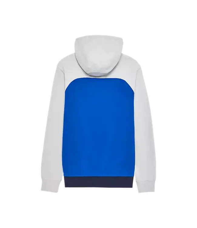 Fox, Fracture Paneled Fleece Pullover Steel Gray