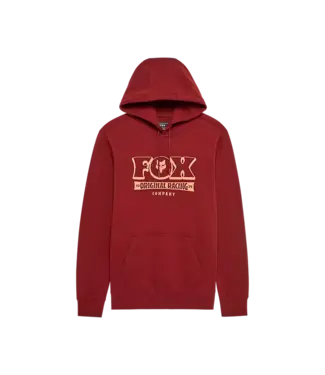 Fox Head Fox, Banner Fleece Pullover Rust Brown