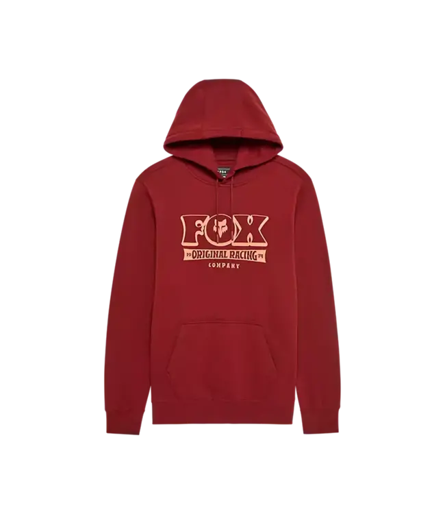 Fox, Banner Fleece Pullover Rust Brown