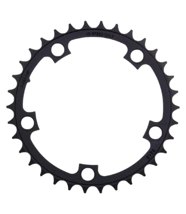 SRAM, 34T, 10 sp, BCD 110mm, 5-Bolt, Inner Chainring, For 34/50, Aluminum, Black