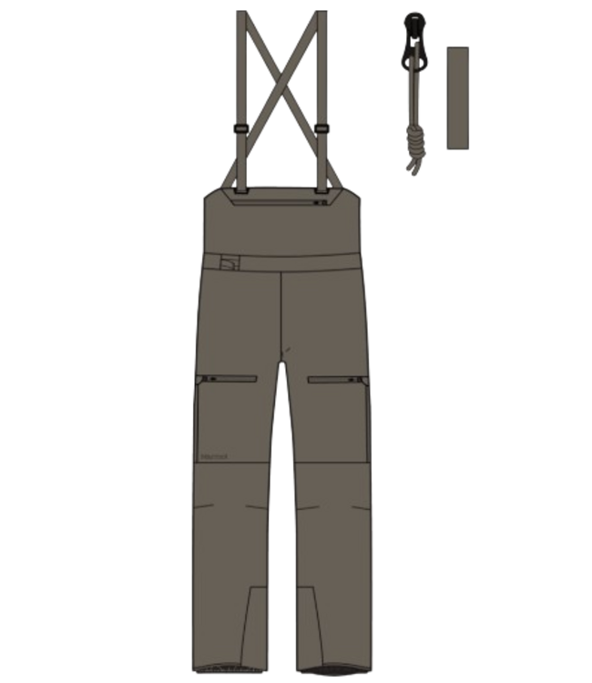 Marmot, Solitude UL Bio 1/4 Bib