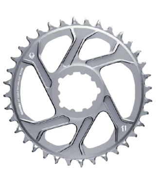 SRAM SRAM, X-SYNC 2 X01 Eagle Polar Gray, Chainring, Teeth: 30, Speed: 12, BCD: Direct Mount, Single, Alloy, Offset 3mm, Gray