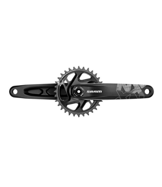 SRAM, NX Eagle DUB, Crankset, Speed: 12, Spindle: 28.99mm, BCD: Direct Mount, 32, DUB, 175mm, Black, Boost