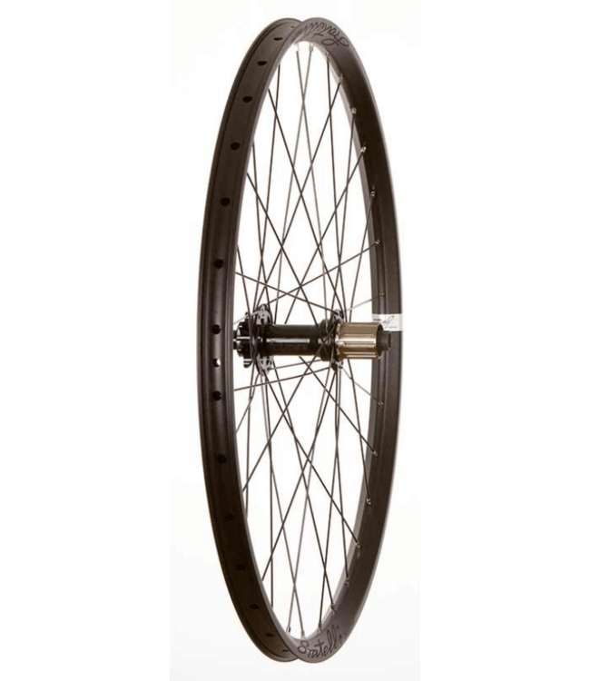 Wheel Shop, 27.5'' 32H Black Alloy Double Wall Fratelli FX25 6 Bolt/ Black Novatec DH82 12x 157mm, Rear Wheel