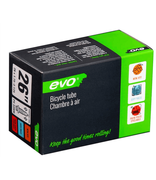 EVO, Presta, Tube, Presta, Length: 48mm, 27.5'', 2.00-2.40