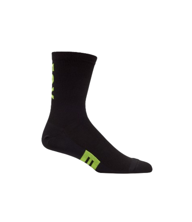 Fox, 6" Flexair Merino Sock Black/Yellow