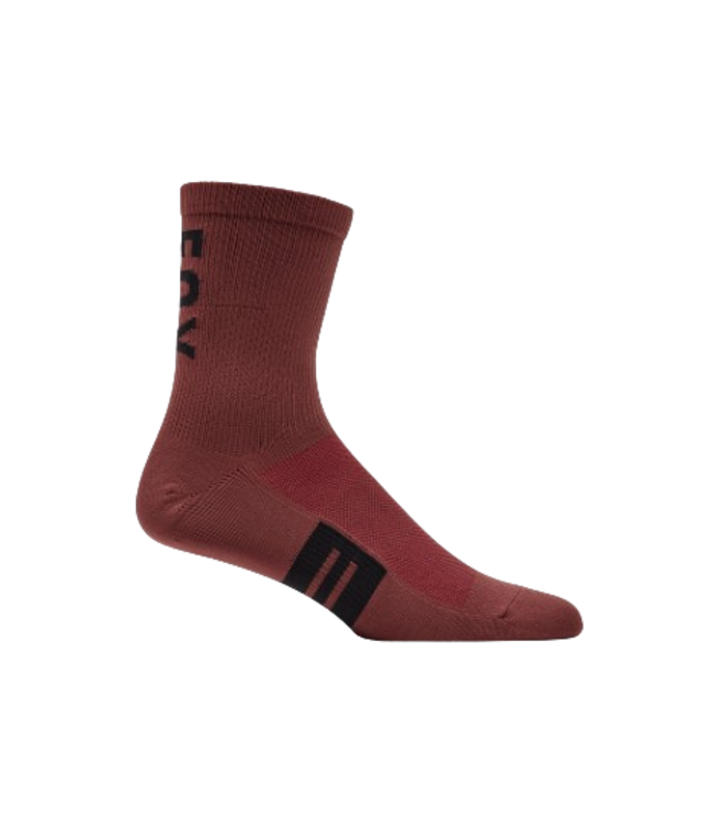 Fox Head Fox, 6" Flexair Merino Sock Rust Brown