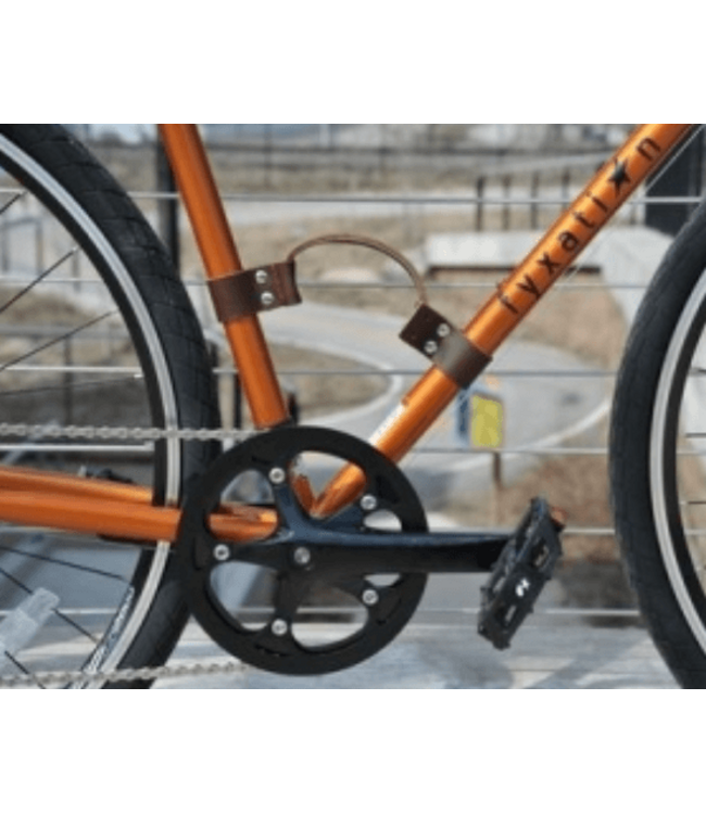 Fyxation, Leather Bike Handle, Black