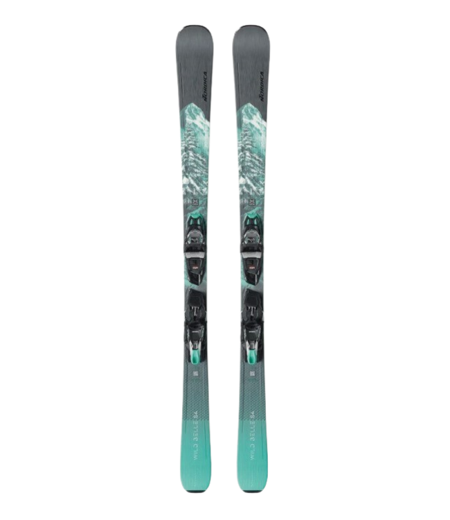 Nordica, Wild Belle DC 84 w/TP2 Light 11 Bindings 2025 Black/Teal