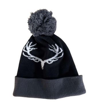 Turtlefur Turtlefur, Bones Pom Beanie, Black