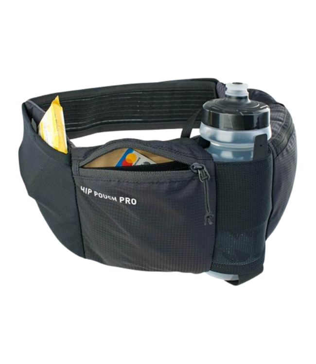 EVOC, Hip Pouch Pro + Drink Bottle, Bag, 1.5L, Black