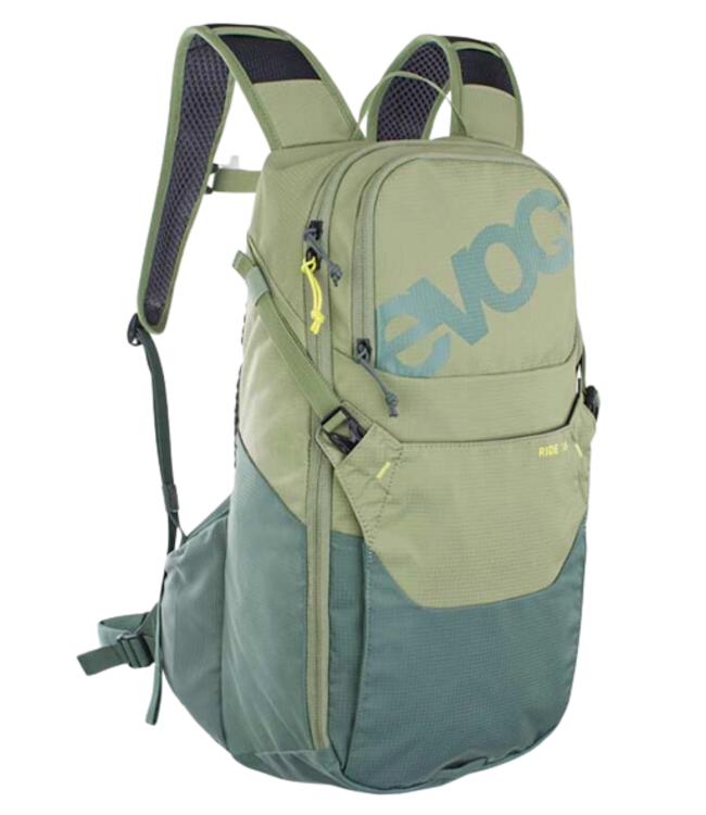 EVOC, Ride 16, Hydration Bag, Volume: 16L, Bladder: Not included, Light Olive - Olive