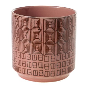 YELLOW Pink Pepe Pot, 6"