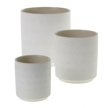 YELLOW Triangles and Tatas Pots