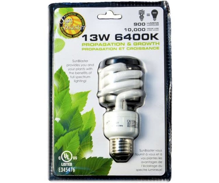 YELLOW Sunblaster Grow Light CFL Bulbs