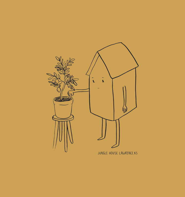 Mustard House Sweatshirt by Rachel Sandle