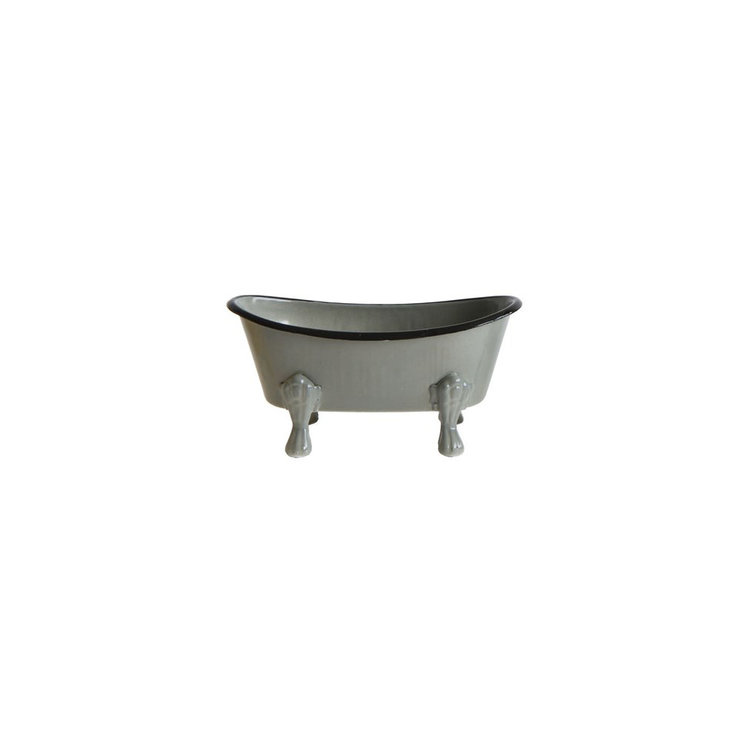 YELLOW Metal Clawfoot Tub Pots