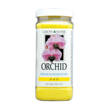 YELLOW Grow More All-Purpose Orchid Fertilizer 20-20-20