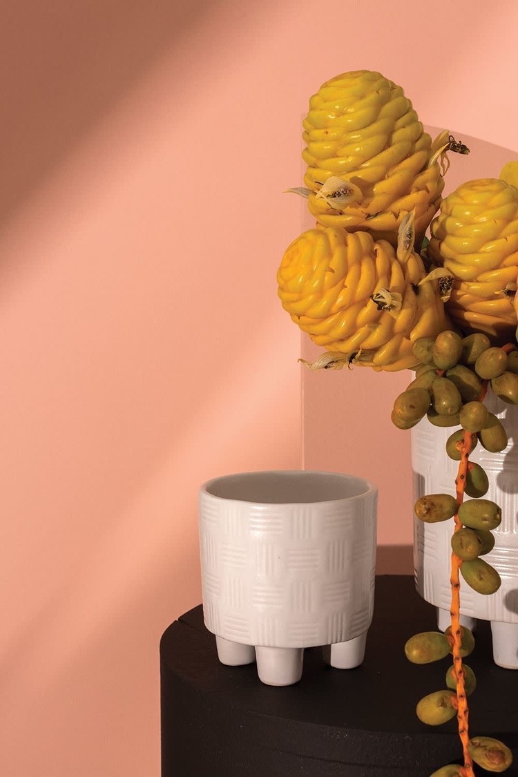 YELLOW Morrow Footed Pots